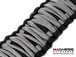 Jeep Wrangler JK Para cord A-Pillar Grab Handles - Grey